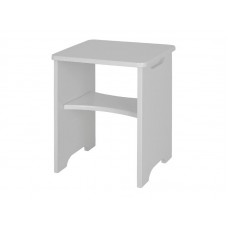 Knightsbridge - Gloss Stool - White