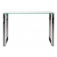 Katya - Console Table - Glass  & Chrome